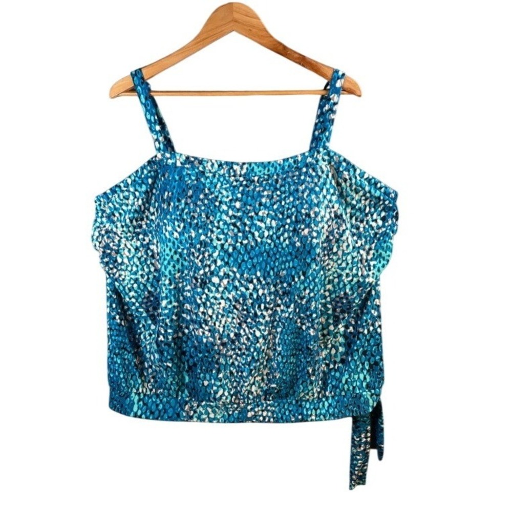 Swimsuits For All Tankini Top Womens 26 Swim‎ Beach Resort Vacation